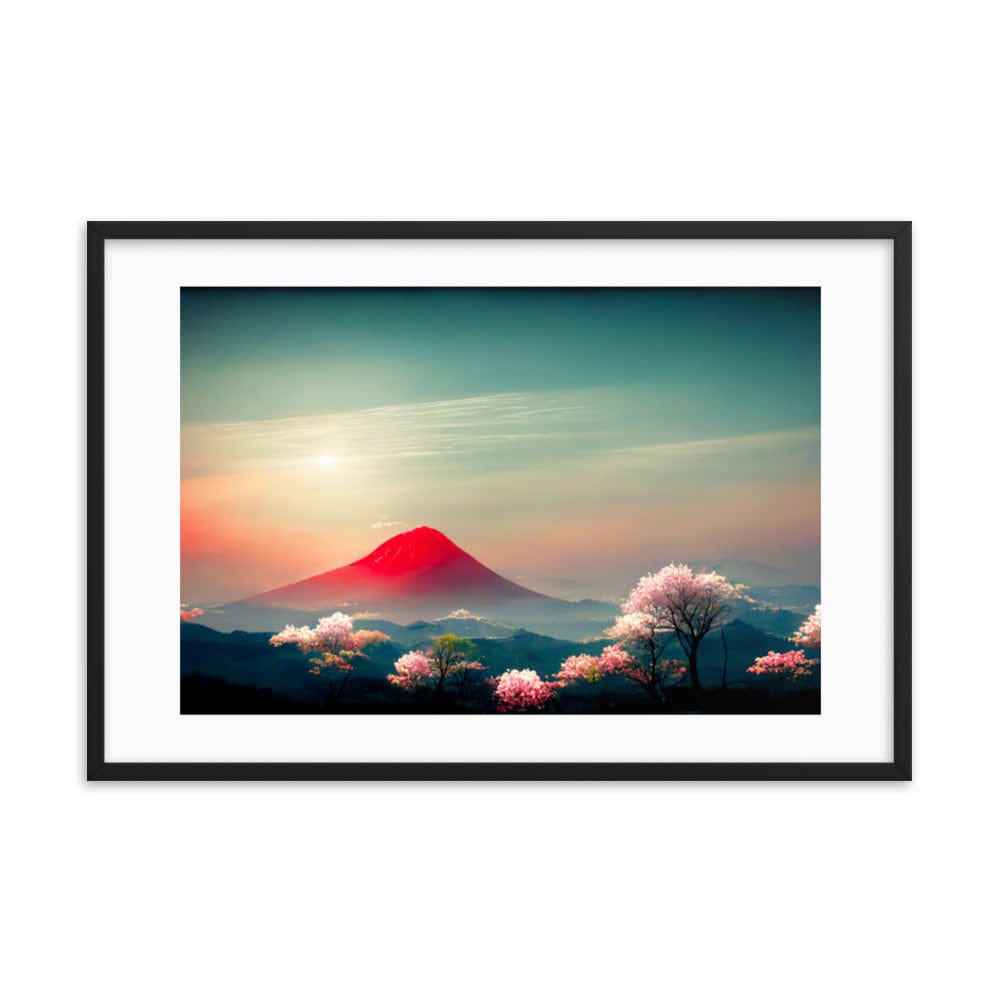 Red Mountain Top Framed Galant Art