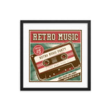 Retro Music Cassette Galant Art