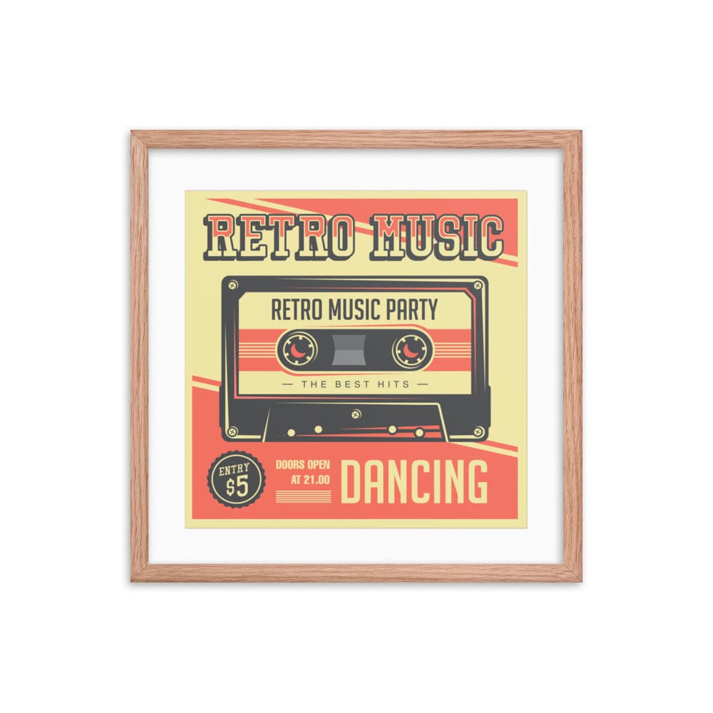 Retro Music Party Dancing Galant Art