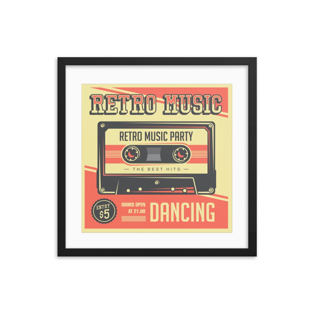 Retro Music Party Dancing Galant Art