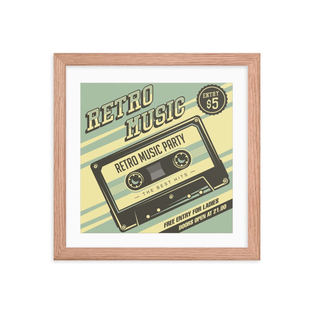 Retro Music Party Entry Galant Art