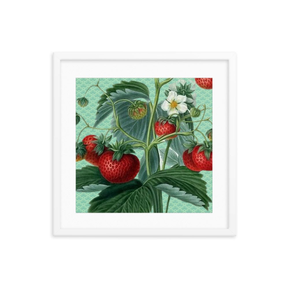 Ripe Strawberries Framed Galant Art