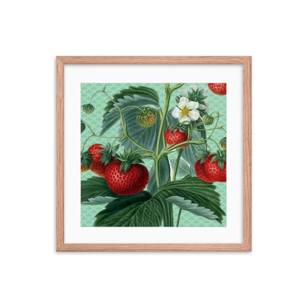 Ripe Strawberries Framed Galant Art