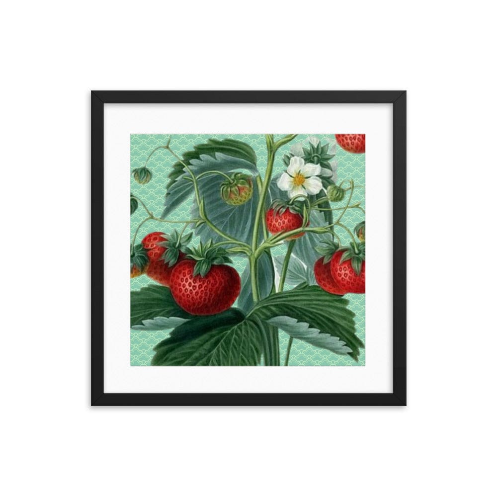 Ripe Strawberries Framed Galant Art