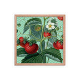 Ripe Strawberries Poster Galant Art