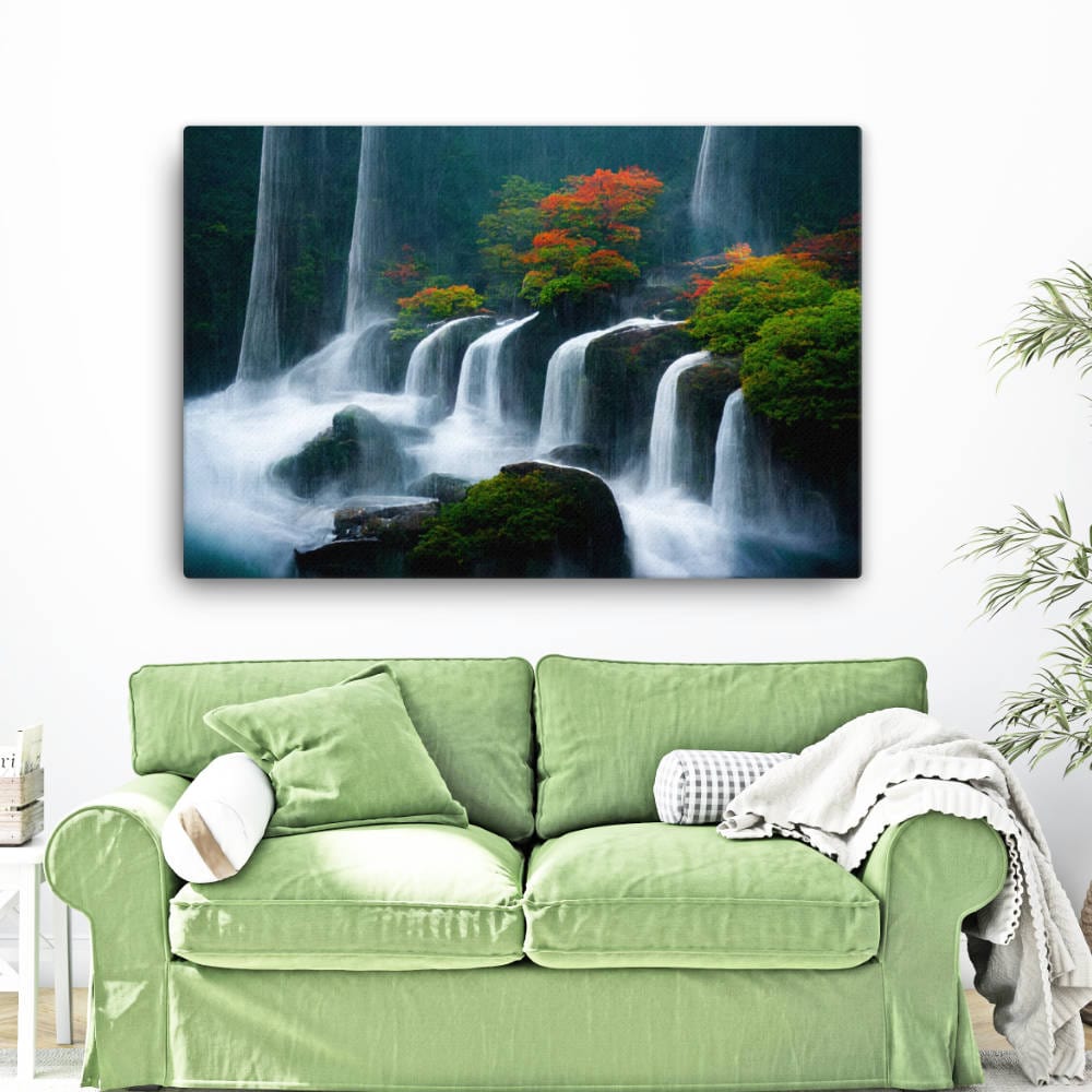 Rocky Japan Waterfalls Galant Art