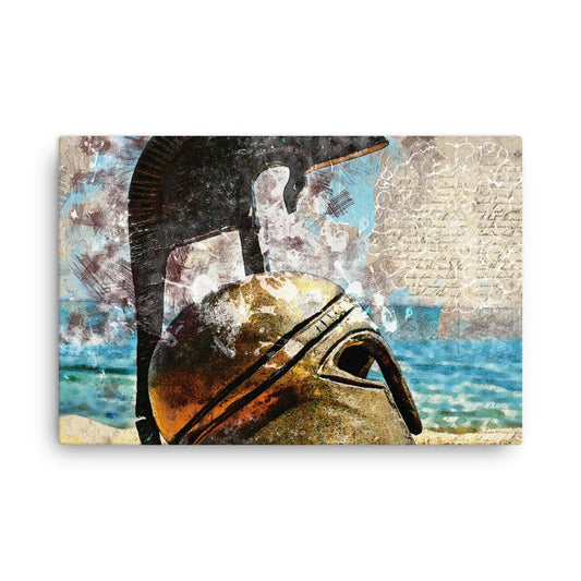 Roman Soldier Helmet Canvas Galant Art