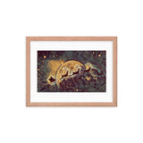 Santa Claus In The Sky Framed Galant Art