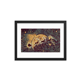 Santa Claus In The Sky Framed Galant Art