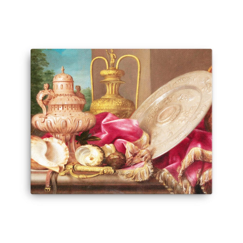 Silver And Gold Plate Canvas Galant Art