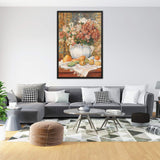 Still Life with Flowers and Pears Poster Galant Art