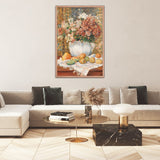 Still Life with Flowers and Pears Poster Galant Art