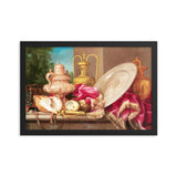 Still Life With Silver And Gold Plate Poster Galant Art