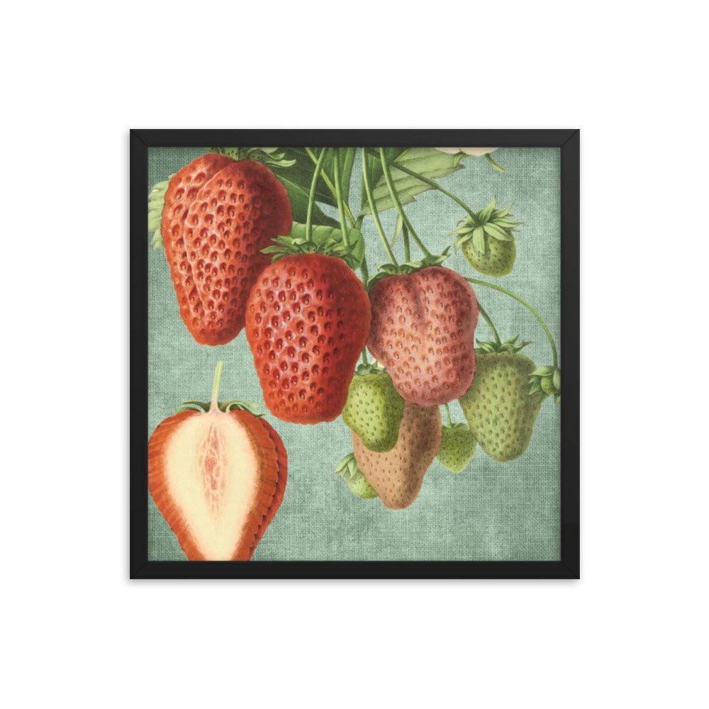 Strawberries Mixed Poster Galant Art