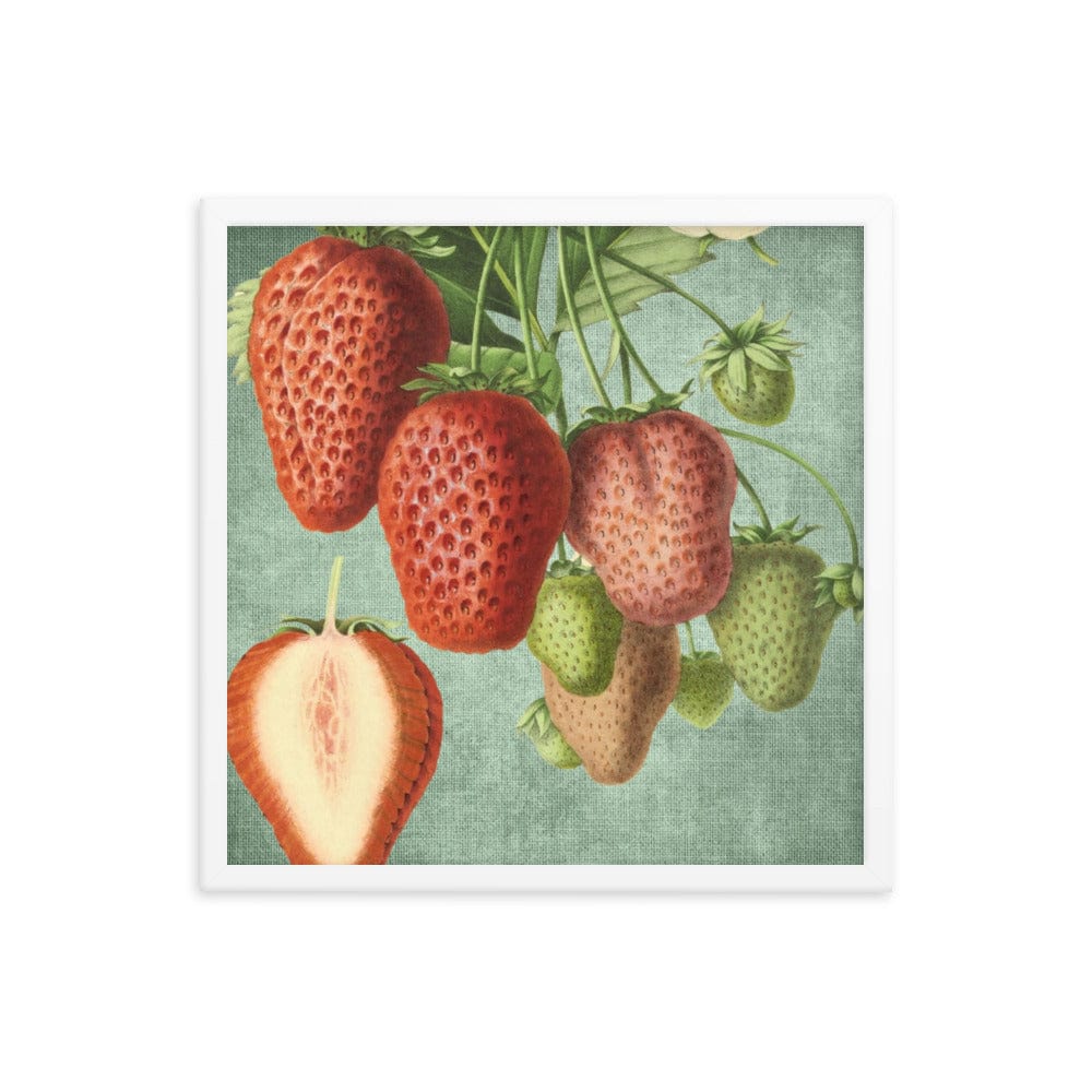 Strawberries Mixed Poster Galant Art