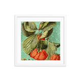 Strawberry Leaves Framed Galant Art