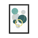 Suspended Circles Poster Galant Art