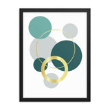 Suspended Circles Poster Galant Art