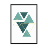 Suspended Triangles Poster Galant Art