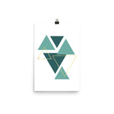 Suspended Triangles Print Galant Art