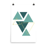 Suspended Triangles Print Galant Art