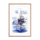 The Fisher Boat Framed Galant Art