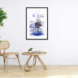 The Fisher Boat Framed Galant Art