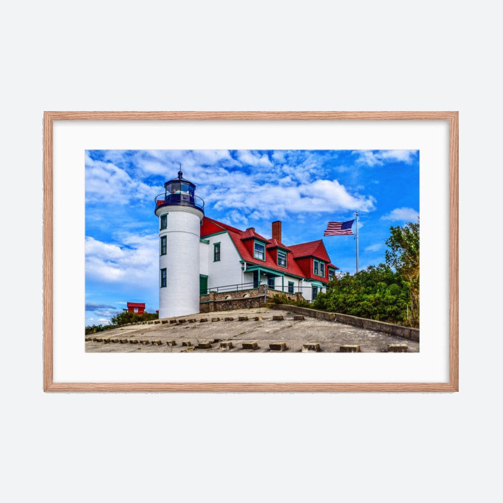 The Light House Blue Sky Galant Art