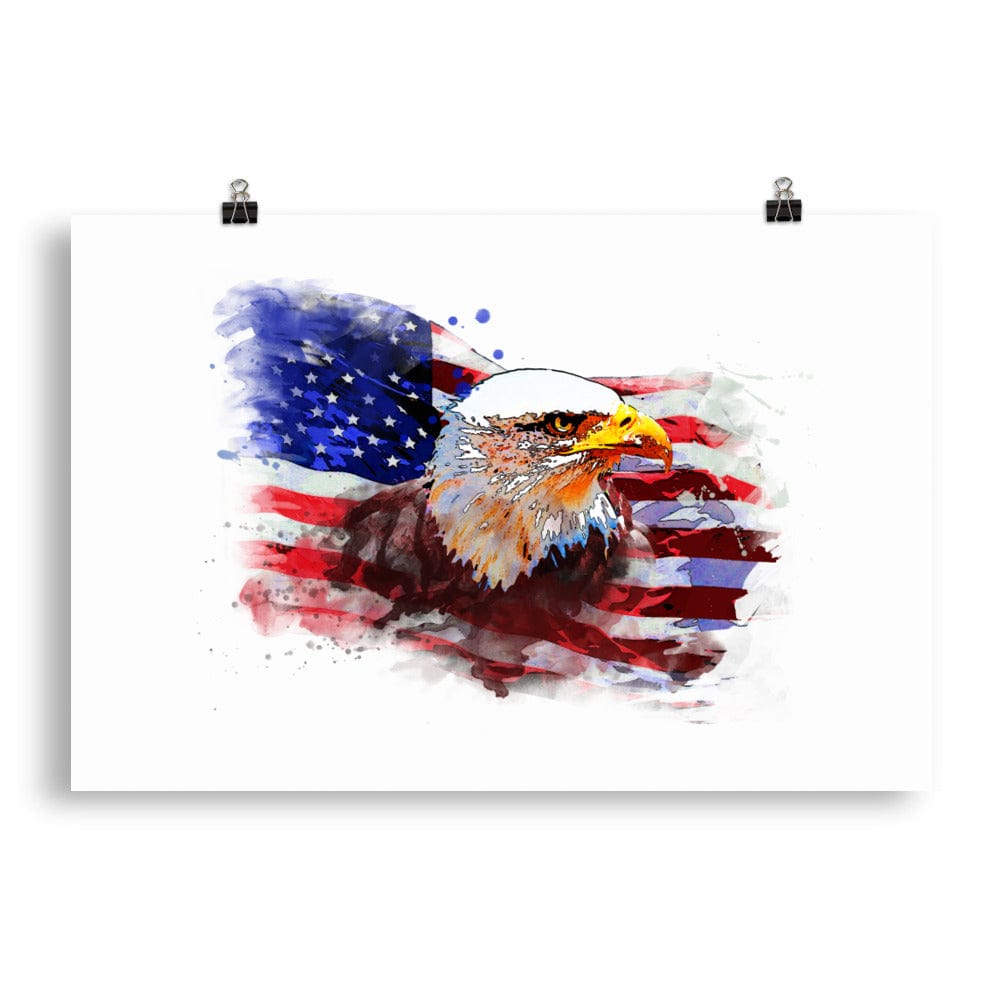 The US Eagle Flag Print Galant Art