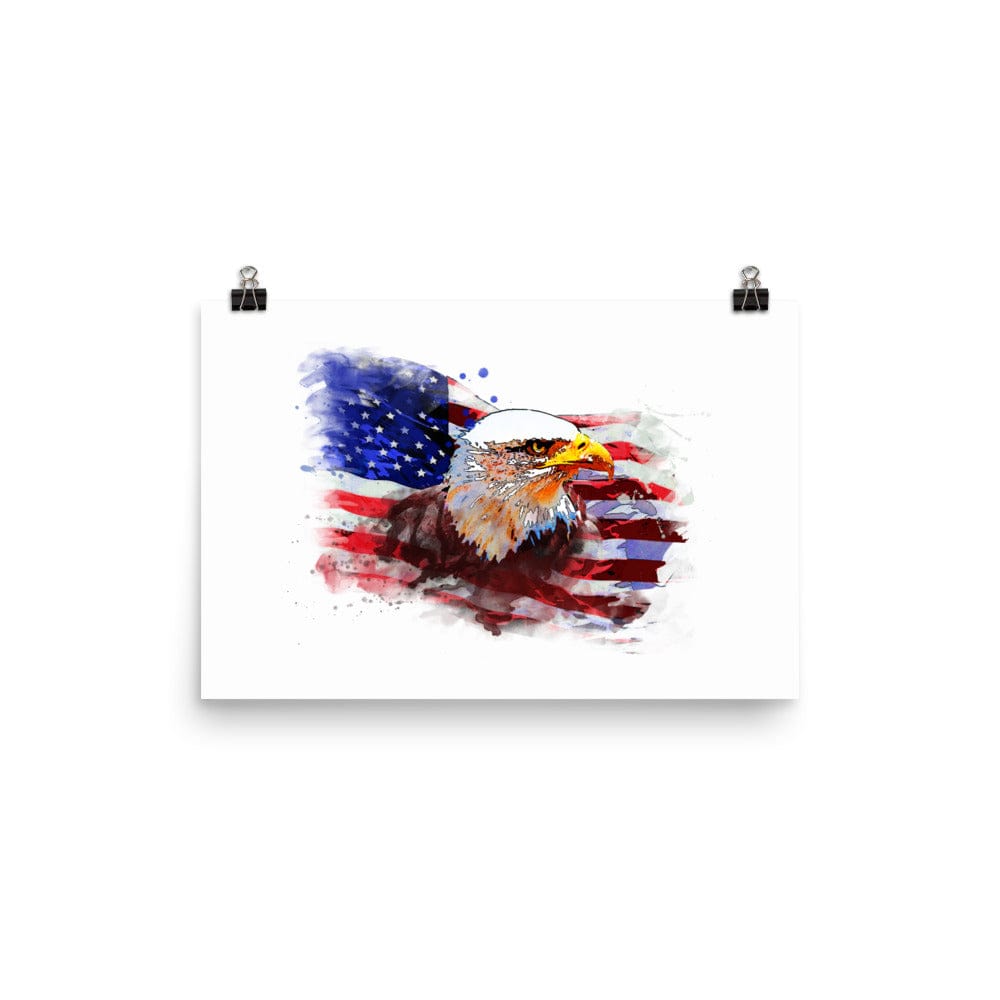 The US Eagle Flag Print Galant Art