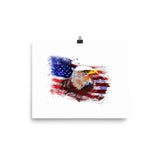 The US Eagle Flag Print Galant Art