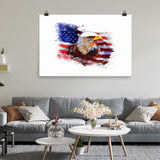 The US Eagle Flag Print Galant Art