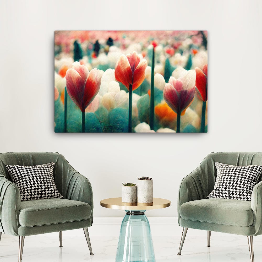 Tulip Flower Canvas Galant Art