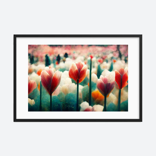 Tulip Flower Framed Galant Art