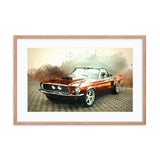 Vintage Fast Car Galant Art