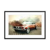 Vintage Fast Car Galant Art