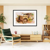 Vintage OldTimer Framed Galant Art