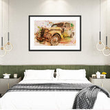 Vintage OldTimer Framed Galant Art