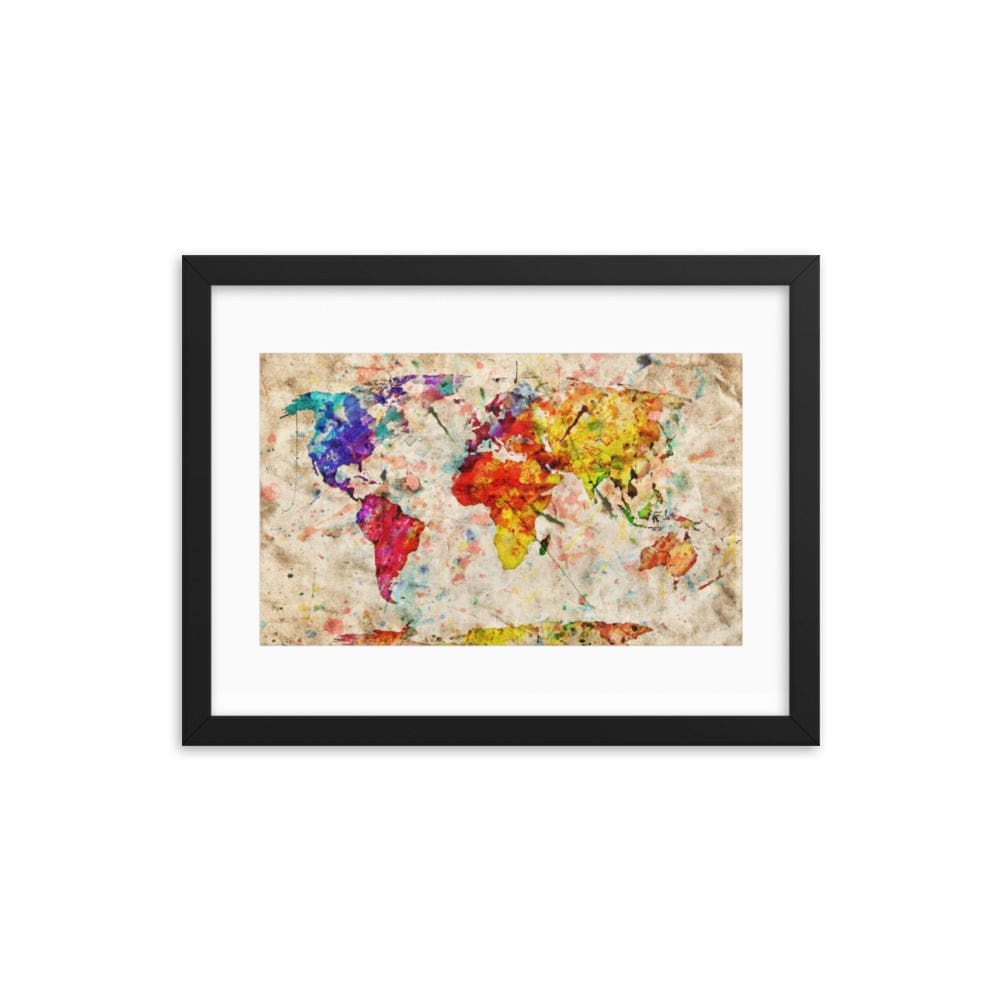 Vintage World Map Galant Art