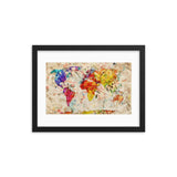 Vintage World Map Galant Art