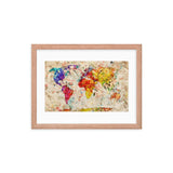 Vintage World Map Galant Art