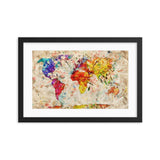 Vintage World Map Galant Art