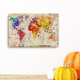 Vintage World Map Canvas Galant Art