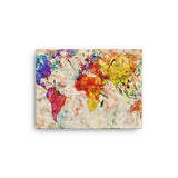 Vintage World Map Canvas Galant Art