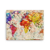 Vintage World Map Canvas Galant Art