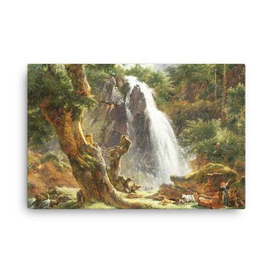 Waterfall at Mont Dore Canvas Galant Art