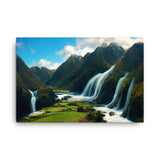 Waterfalls newzealand Galant Art