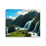 Waterfalls newzealand Galant Art