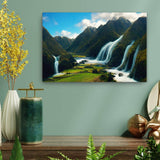 Waterfalls newzealand Galant Art