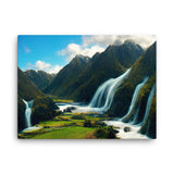 Waterfalls newzealand Galant Art